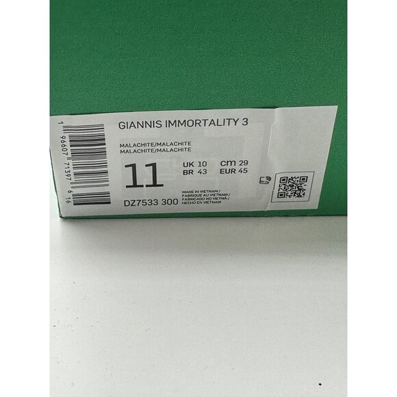 Men's Nike Giannis Immortality 3 Green Pink Basketball Shoes DZ7533-300 Sz 11 - Picture 11 of 12